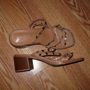 Madden Girl Tan Studded Sandals